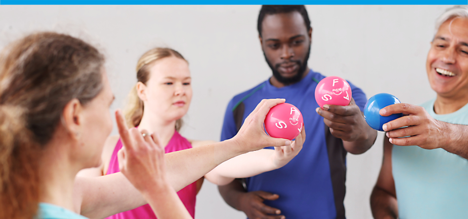 Header FASZIO® neuro Ball, neuro Stab und Fokussierungskarten von TOGU